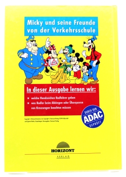 Mickys Verkehrsschule - Spielen und lernen mit Micky und seinen Freunden Comic Album: Handzeichen für Radfahrer